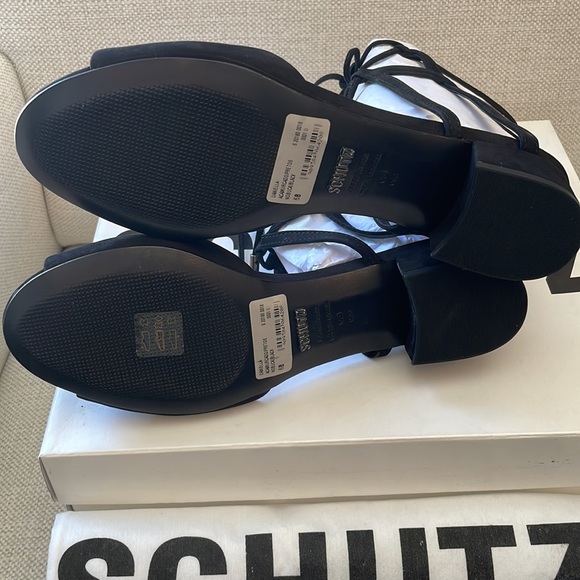 Schutz Daniella Lace Up Sandals - Picture 4 of 7